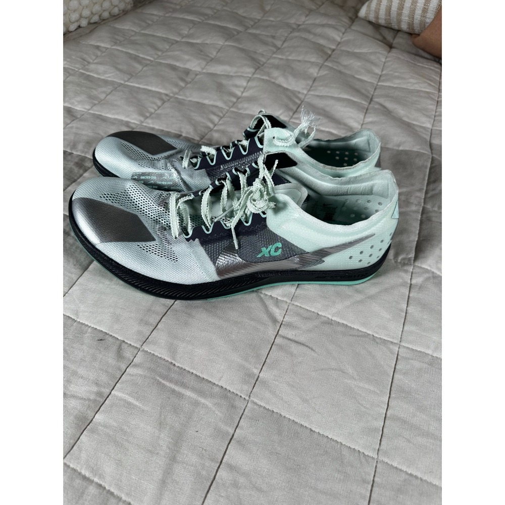 Nike Zoom Victory XC 5 Racing Spikes Mens 13 Green DX7992-300 Fair Torn Heel - Picture 1 of 9